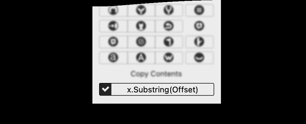 Figure 4. A parameter expression referencing a global value called 'Offset'.