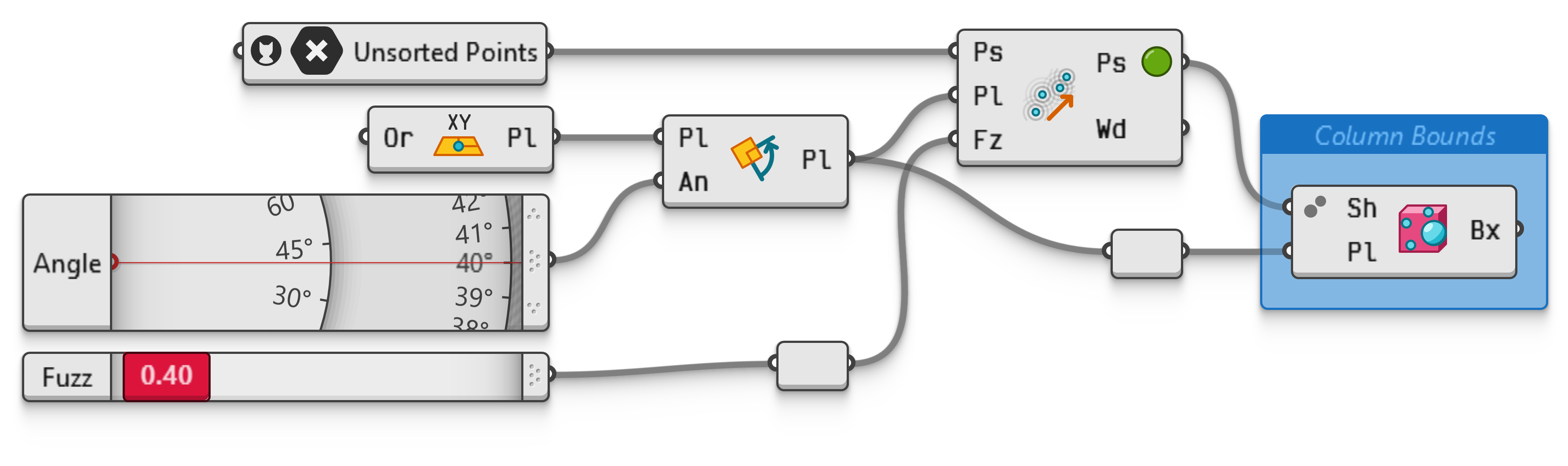 Example file SortFuzzyPoints.ghz.