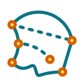 Graph From Curves. Create a node-edge graph from a collection of intersecting curves.