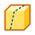 Merge Faces. Merge all adjacent co-planar faces in a brep