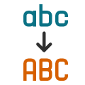 Upper Case. Convert all characters in a text block to their uppercase equivalents.