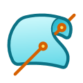 Split with Surfaces. Split a curve with one or more surfaces.