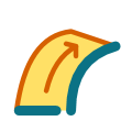 Sweep From Rail. Create a surface by sweeping a shape curve over a rail curve.