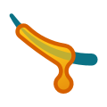 Flow Along Curve. Create a deformation from one axial curve to another. If an input shape is provided, it will be deformed accordingly.