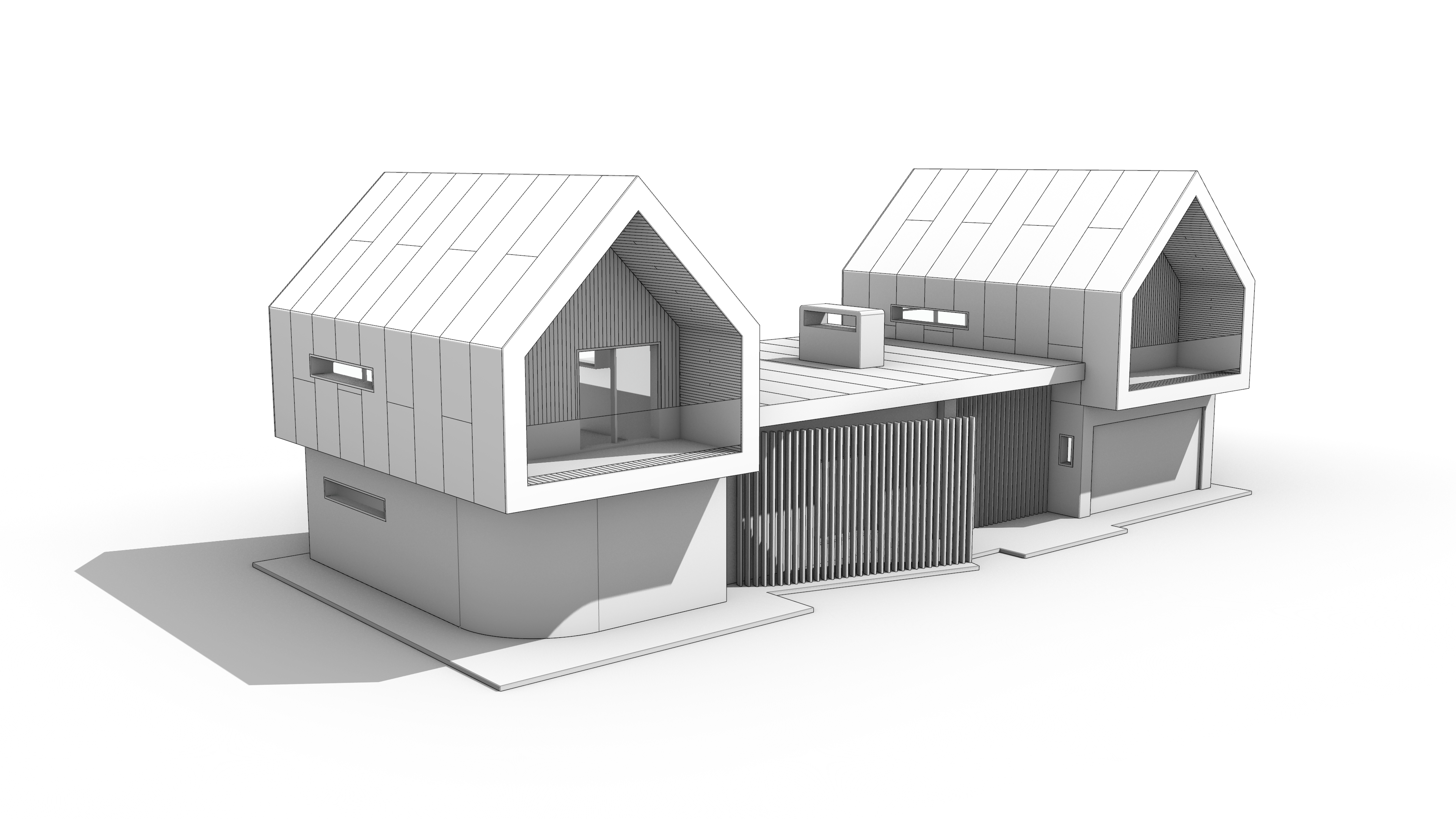 Open the BeachShack.3dm Rhino model