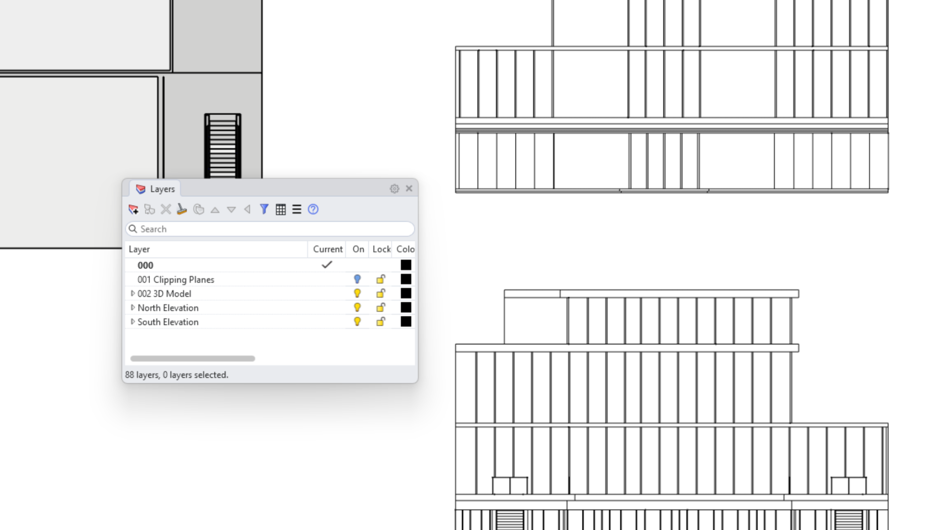 88 layers, collapsed to 5 top-level layers.