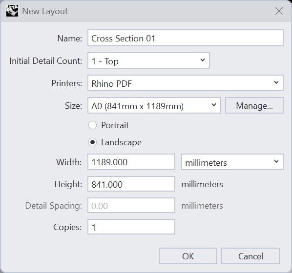 Layout Settings