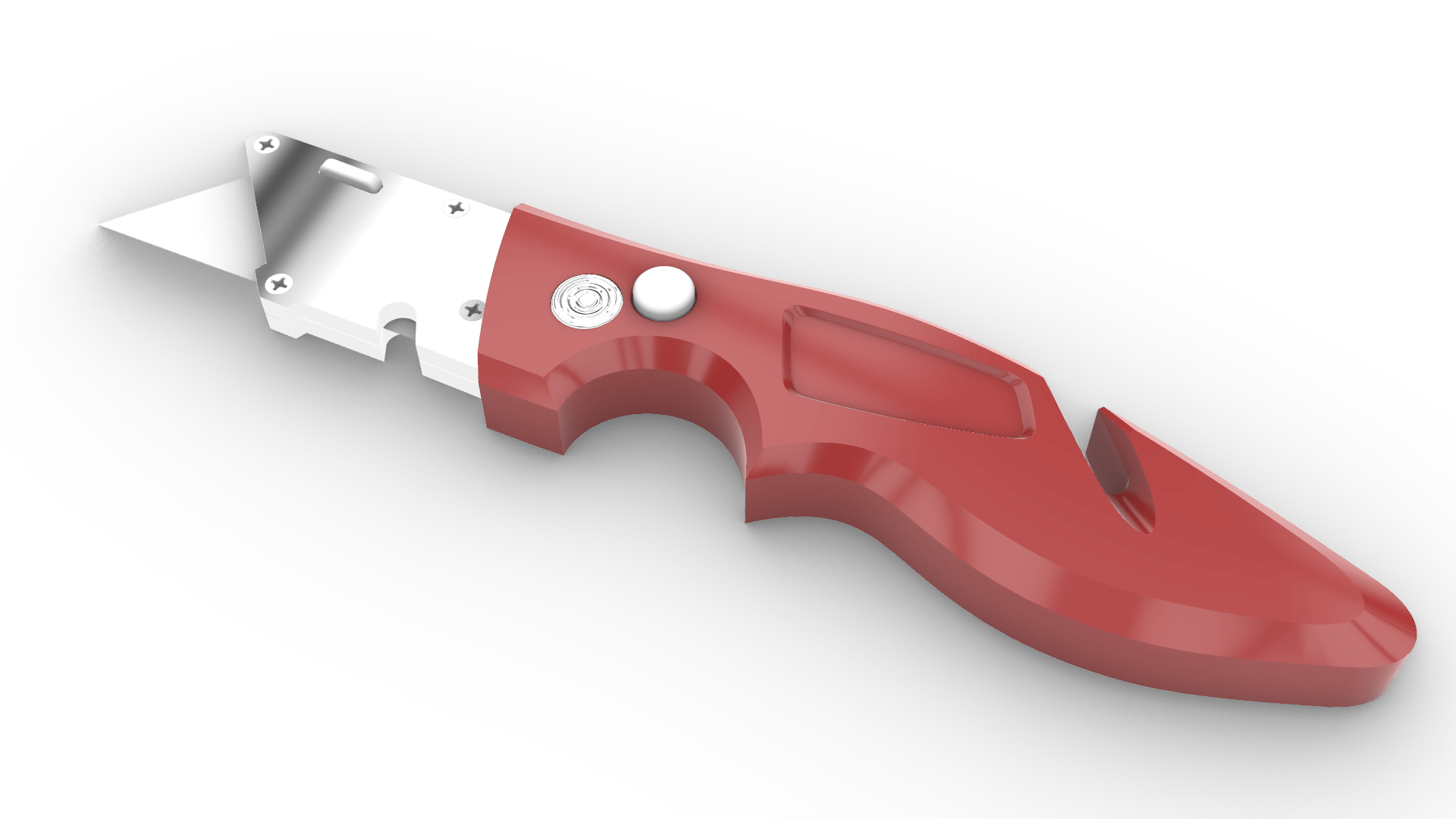 All objects in the layer inherit the Polished Chrome material.