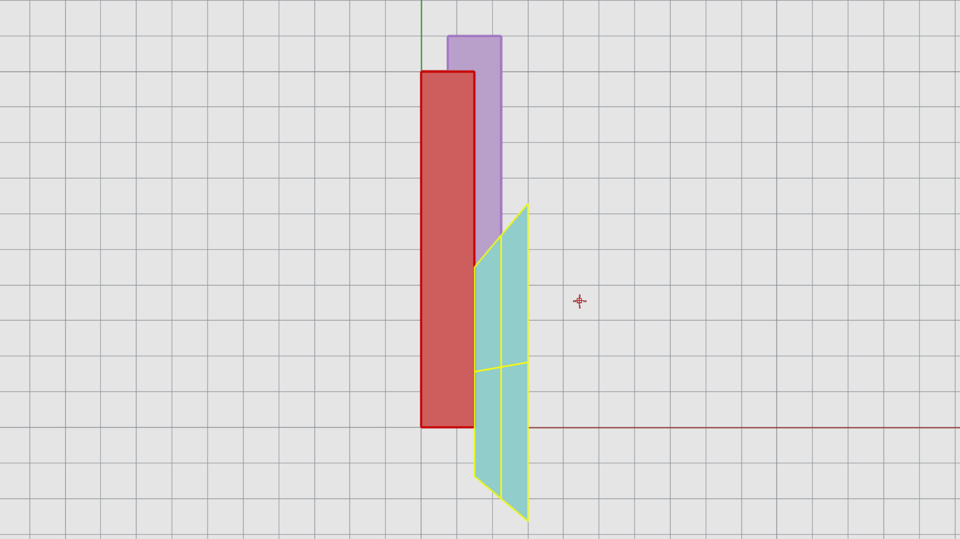 Rotate using a 40º angle. Notice how the rotation moves counterclockwise.