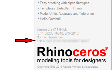 Rhino 5 license key free