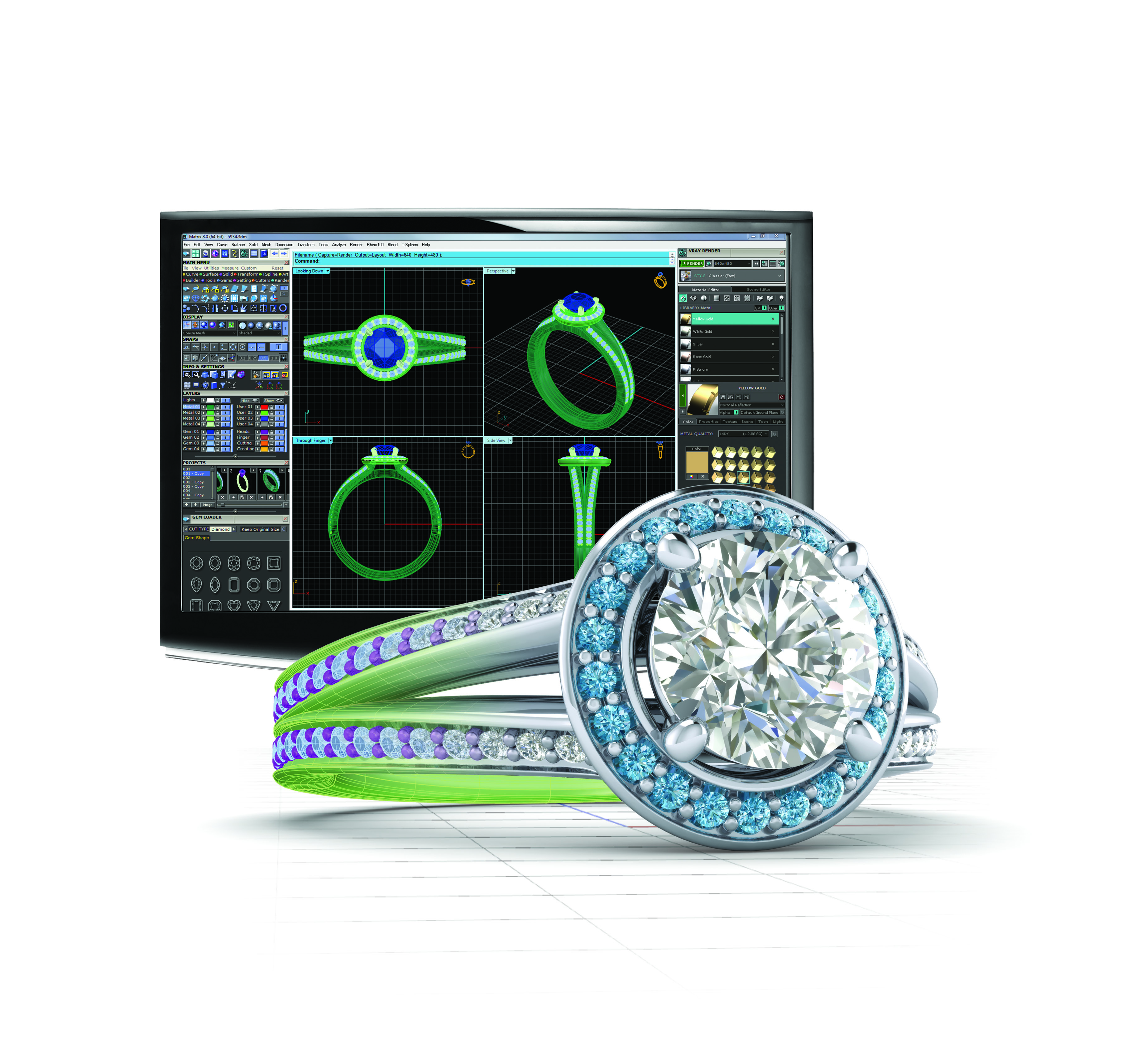 Jewelry cad cam software for macam macam