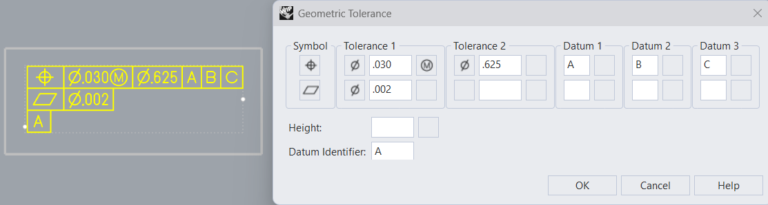 Geometric Dimensioning & Tolerancing Annotation in Rhino 9