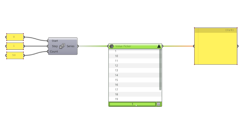 Grasshopper: Value Picker
