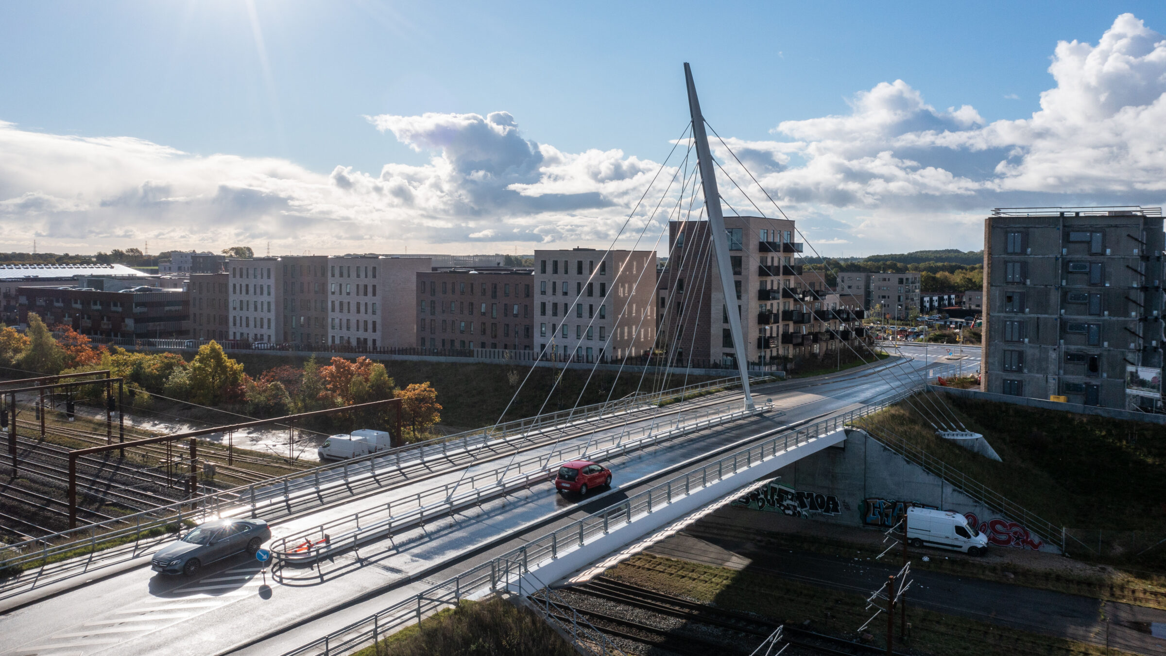 Nærheden Bridge, Denmark. COWI and Dissing+Weitling. © Dissing+Weitling.