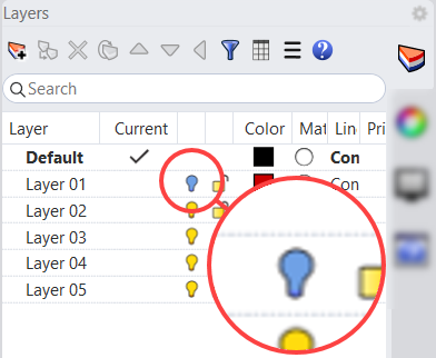 Toggle Layer On/Off
