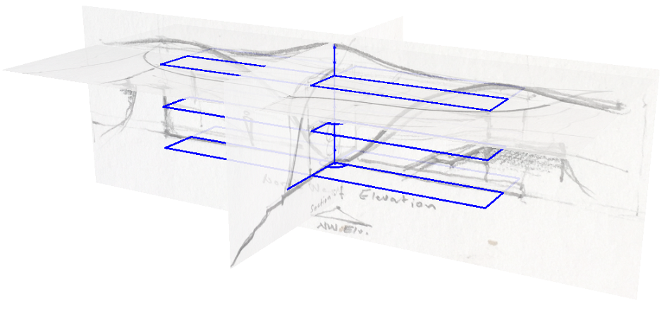 wireframe terrian