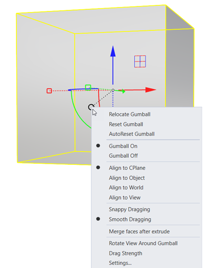 Left-click on the Gumball’s Bunny tail to access the Settings