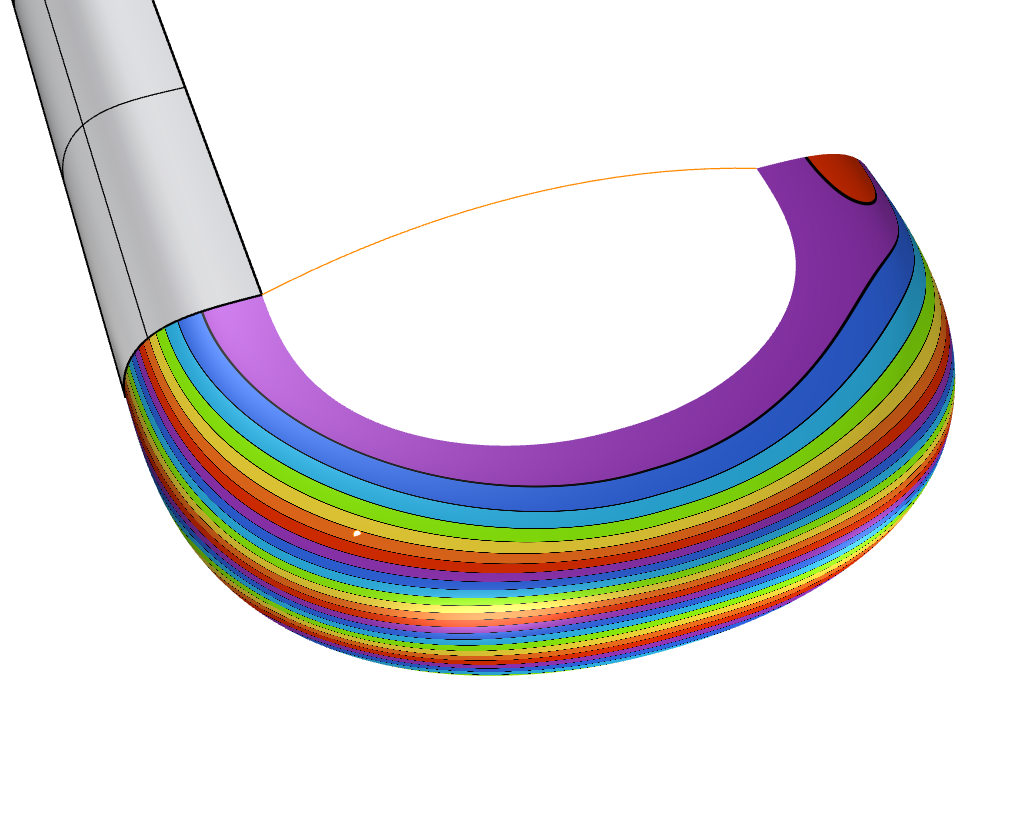 The point now influences and improves the flow of the surface.