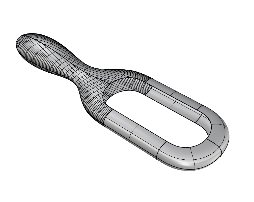 Top and bottom surfaces have been created.