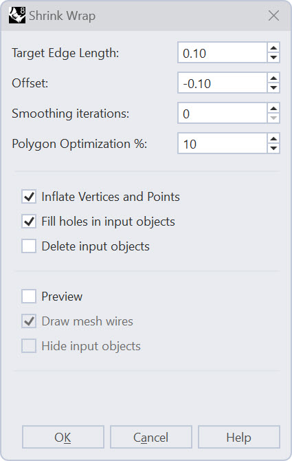 shrinkwrap pointcloud