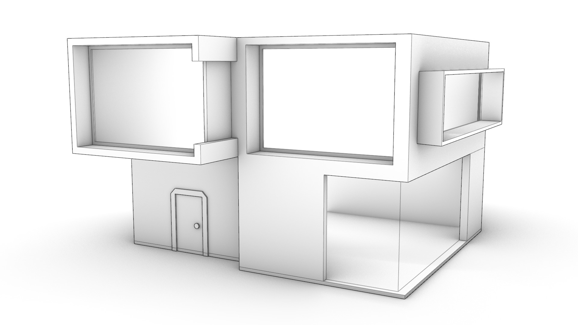 Contemporary House built with Rhino