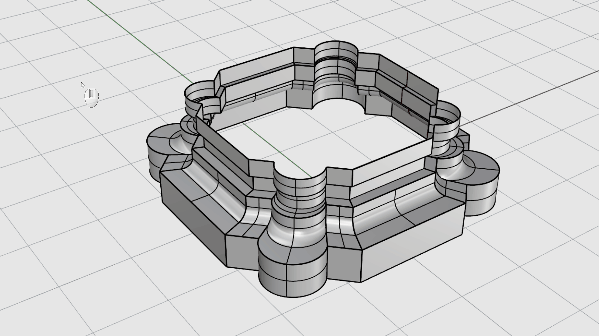 Pre-select the object, then run the Cap command.