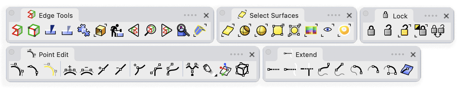Editing Tools in Rhino