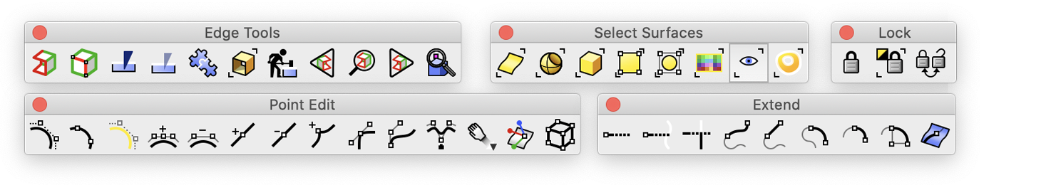 Editing Tools in Rhino