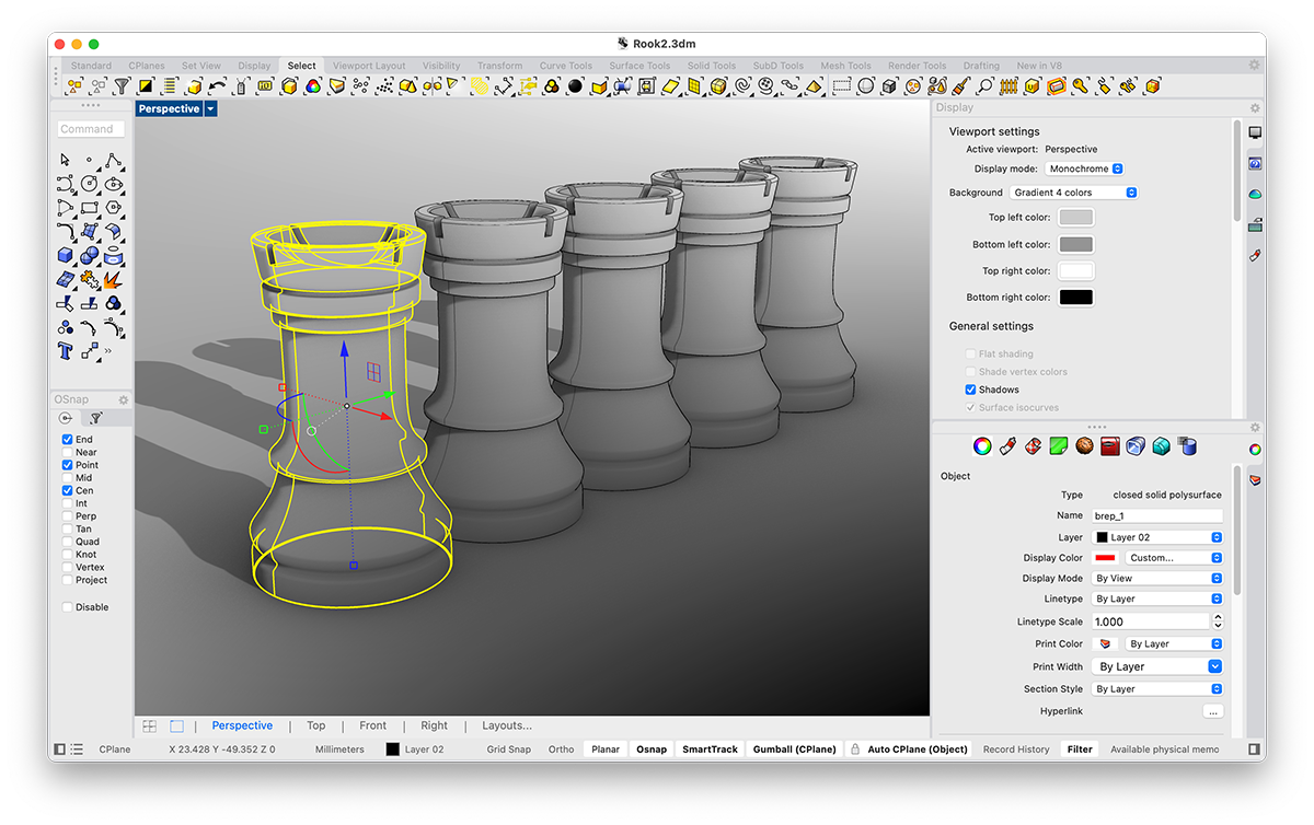 Mesh to smooth surface - Rhino for Windows - McNeel Forum