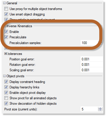 Bongo Document Options Precalculate Dialog