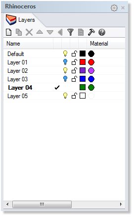 Layer tab