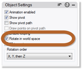 Rotate In World Space